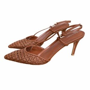 Calvin Klein Women's‎ Brown Slingback Heels.